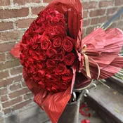 50 Rose LUX Bouquet - Buzzy Bee Flowers