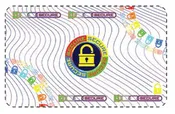 Entrust Datacard 508982-302 DuraGard OptiSelect(TM) Laminate, 1.0 mil, "Secure Lock" Registered, Full Card with Smart Card Window
