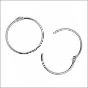 1.25" Metal Hinged Snap Ring, MSR-125