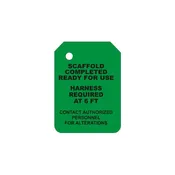 G-105-0 GREEN SCAFFOLD TAG INSERT