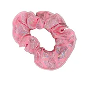 Pink Metallic Shimmer Scrunchie — Sparkles Boutique