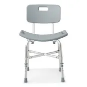 AZM Heavy Duty Bath Chair with Back