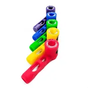 4.5″ Silicone Hand Pipe With Glass