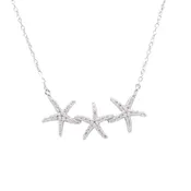 14K Diamond Starfish Pendant