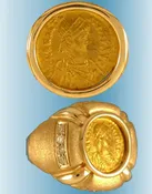 Anastasius Coin Ring