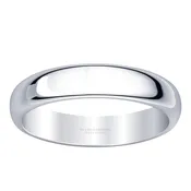 4mm Classic Half Round Wedding Band