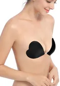 912 MAGIC CURVES HEART SHAPED BRA CLEAVAGE BRA IN BLACK OR NUDE (10 Pack Wholesale Price)