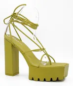 Bronx Heels- Lime
