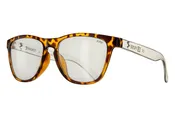 3 Rooker | Tortoise Clear Split | Blue Light Glasses