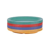 Brazil Oval Platters, 12-pc Mix Pack, 10” x 6 3/4” x 7/8” h., (B106OV-MIX)