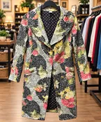 Bill Blass Floral Statement Coat