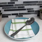 Hammered Silver 4-Piece Dinner Spoon Set - Stainless Steel Flatware Dinner Utensils, Essential Kitchen Cutlery Set, Dishwasher Safe $2.00 EACH, CASE PACK OF 24