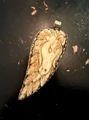 CARVED HORSE PENDANT — JOHNNIE Q