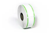 1 1/8" x 3 1/2" Dymo LW Address Labels - Green Stripes