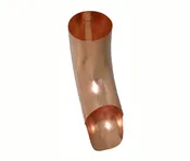 3″ Smooth Copper Spout Elbow