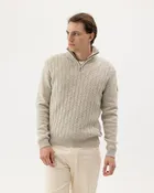 Alvin Windproof T- Neck - Chai