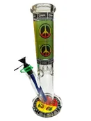 12in Straight Tube W/ Color Down stem Pinch