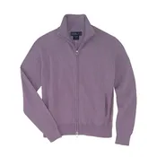 “Allie” Lavender Mock Neck Zip Cardigan