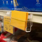 Acrylic Coupon Box | (2) Hang Holes | 5"w X 2.5"h | Clear