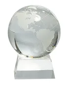 Crystal Globe and Base