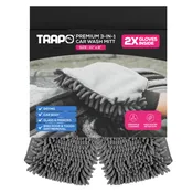 Premium 3-in-1 Car Wash Mitt Scratch Free, Drying, and Scrubbing