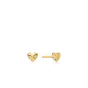 14kt Gold Heart Stud Earrings — Jackson Grey Jewelers