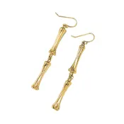Alligator Toe Bone Earrings - Double