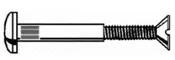 1 3/8″ Sex Bolt w/ Screws (pack of 16)
