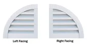 Quarter Round Gable Vent