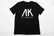 AK Bold Type Box T-Shirt – Black