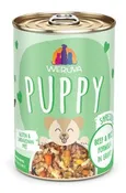 Weruva Puppy Beef Rice Formula in Gravy Dog Can
