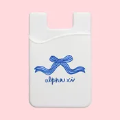 Alpha Xi Delta Coquette Bow Sorority Phone Wallet