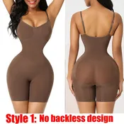 Body Shaper Fajas Colombianas Seamless Bodysuit Slimming Waist Trainer with Push Up Butt Lifter