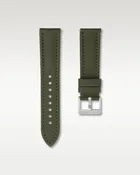 Army Green Sailcloth Strap 22mm