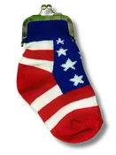 Americana Sock Coin Purse