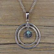 Big Sky Double Ring Pendant #NC590-216
