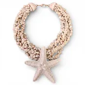 Chunky Beaded Starfish Necklace