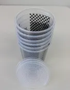 Hornworm Cup with Stapled Screen and Lid (5 pack)