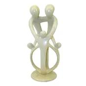 3 Children Soapstone Sculpture