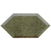 Antique Mirror Glass Tile in 4x8" Beveled Picket (Stretched Hexagon)