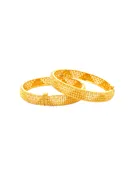 22 Kt Gold Bangles - Set of 2
