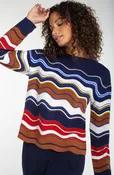 Boat Neck Scallop Hem Sweater (Liverpool)
