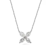 4-Diamond Pendant Necklace