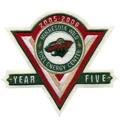2005-06 Minnesota Wild 5th Anniversary Jersey Patch