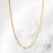 10K Tri-Color Gold Valentino Chain 24″