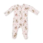 2 Way Ruffle Back Zipper Footie