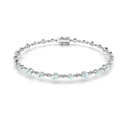 2.4mm and 3.2mm Round Aquamarine Ring | Jolie Designs