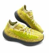 Adidas Size 11 Chartreuse Print Knit Men's Sneakers- Men's