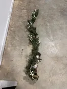 6'L Garland With Gold Balls & Pine Cones