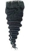 100% Virgin Hair Deep Wave Lace Closure